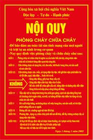 Bảng báo giá nội quy tiêu lệnh chữa cháy gọi ngay 0909087114