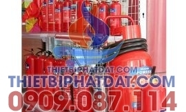 Bình chữa cháy - Bình chữa cháy khí CO2 - Bình chữa cháy bột - Bóng ném chữa cháy - Bình cầu chữa cháy