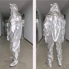 Quần áo chống cháy tráng nhôm 1000 độ C