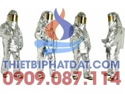 Quần Áo Chống Cháy Tráng Nhôm 200 Độ C