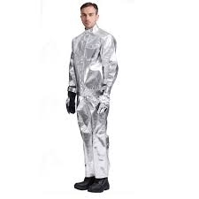 Quần Áo Chống Cháy Tráng Nhôm 700 Độ C Quần Áo Chống Cháy Tráng Nhôm 700 Độ C