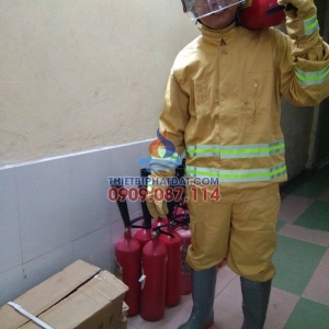 Quần áo chữa cháy cục pccc yêu cầu
