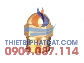 Đầu Phun Chữa Cháy Sprinkler Hở Tròn Đồng ( Vàng ) 