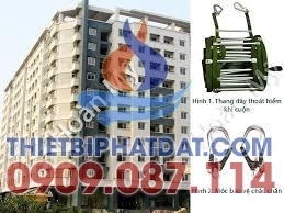 Thang Dây Chống Cháy Cáp Thép
